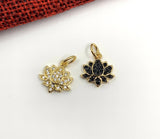 Tiny Lotus Charm | Bellaire Wholesale