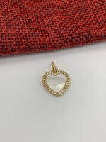 Mother of Pearl Heart Charm | Bellaire Wholesale