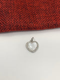 Mother of Pearl Heart Charm | Bellaire Wholesale