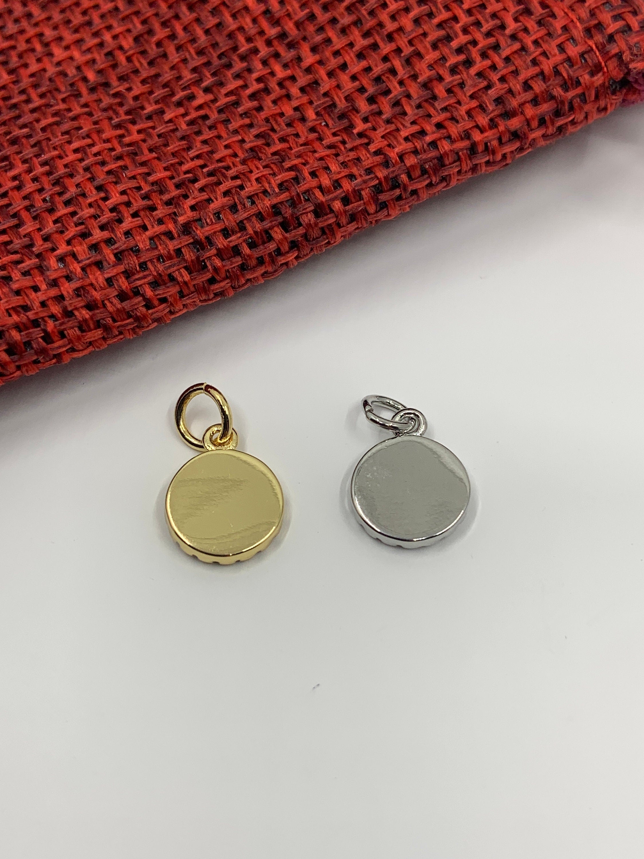 CZ Evil Eye Charm, 8mm x 13mm | Bellaire Wholesale