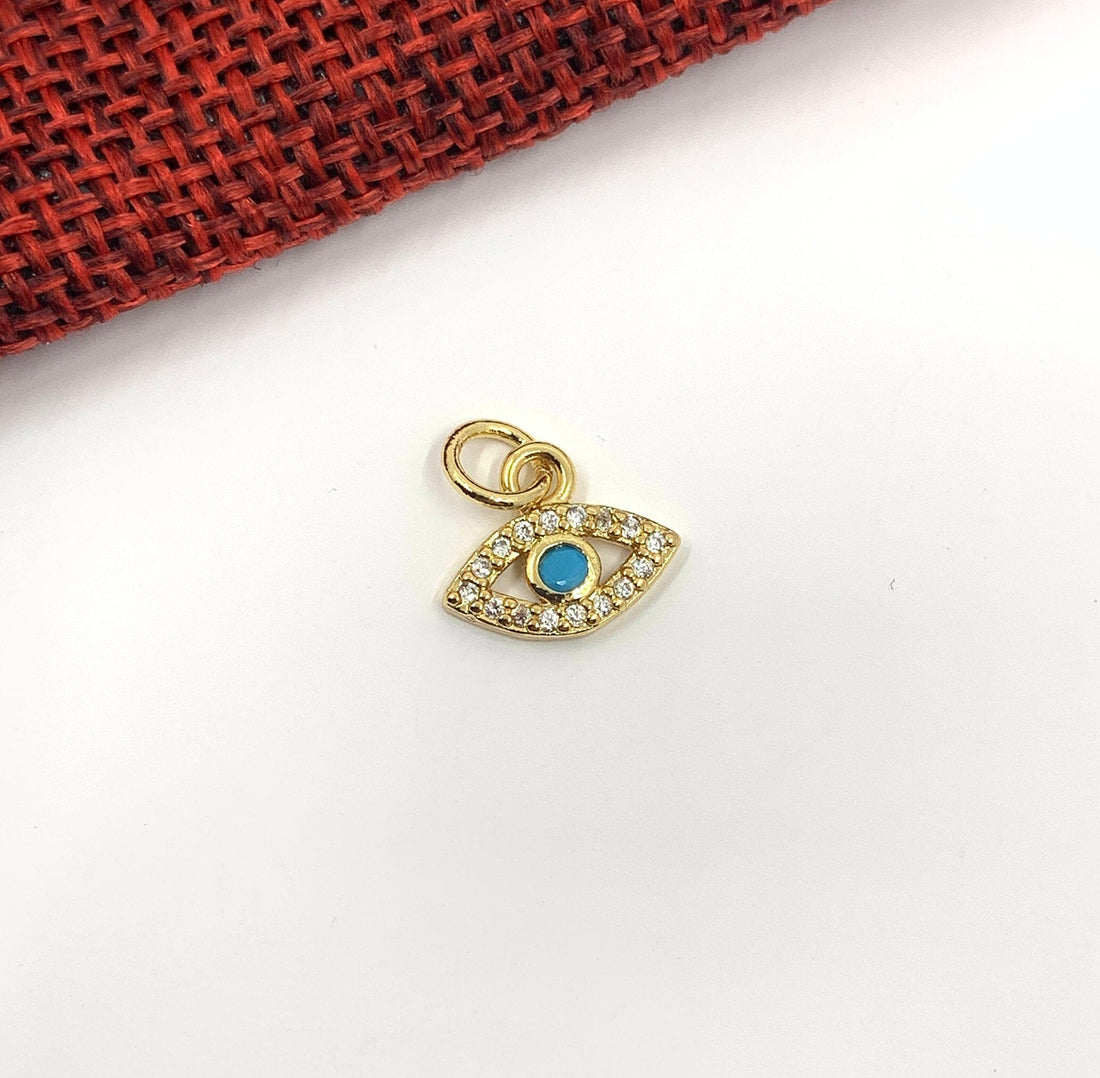 Tiny Evil Eye Shape Charm | Bellaire Wholesale