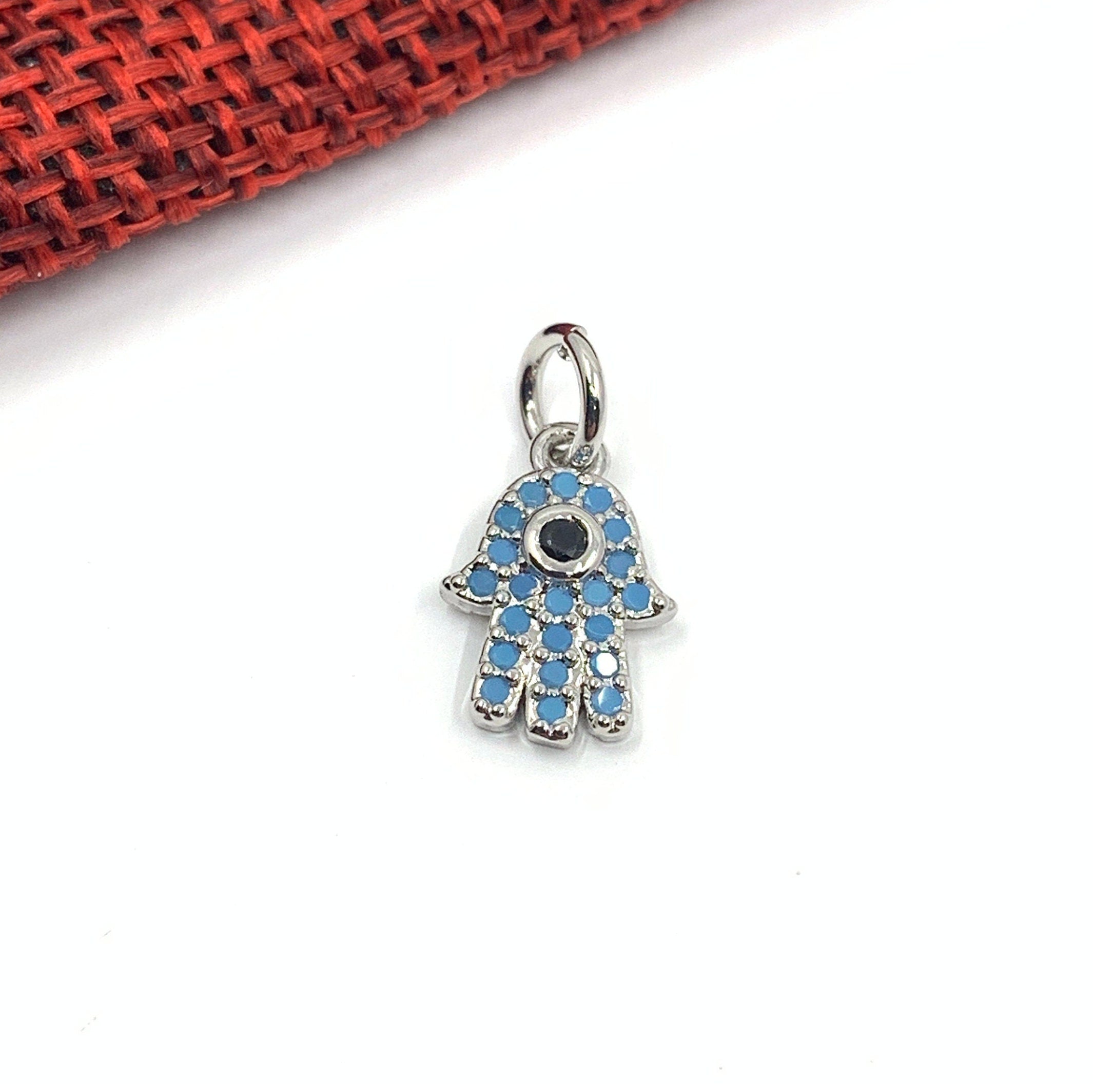 Hamsa Charm with Evil Eye | Bellaire Wholesale