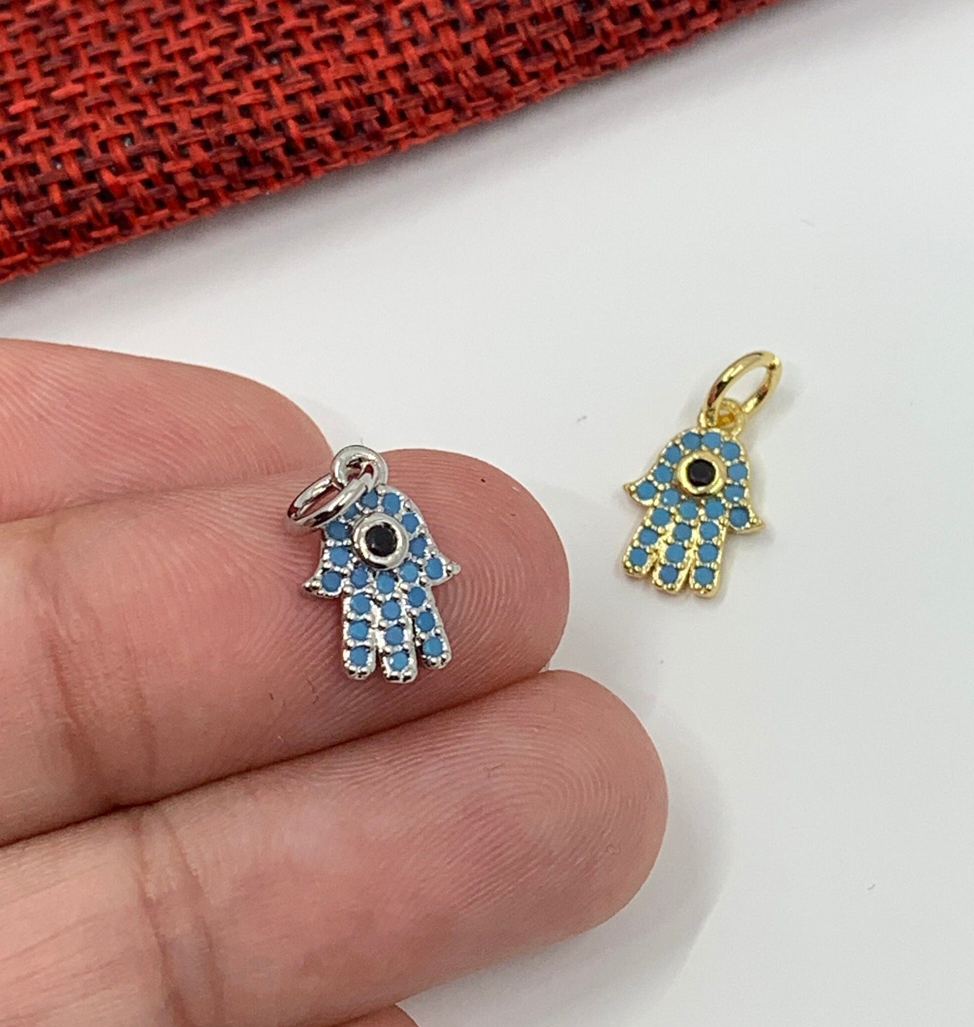 Hamsa Charm with Evil Eye | Bellaire Wholesale