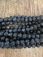 Larvikite Stone Bead - Mala beads DIY Jewelry