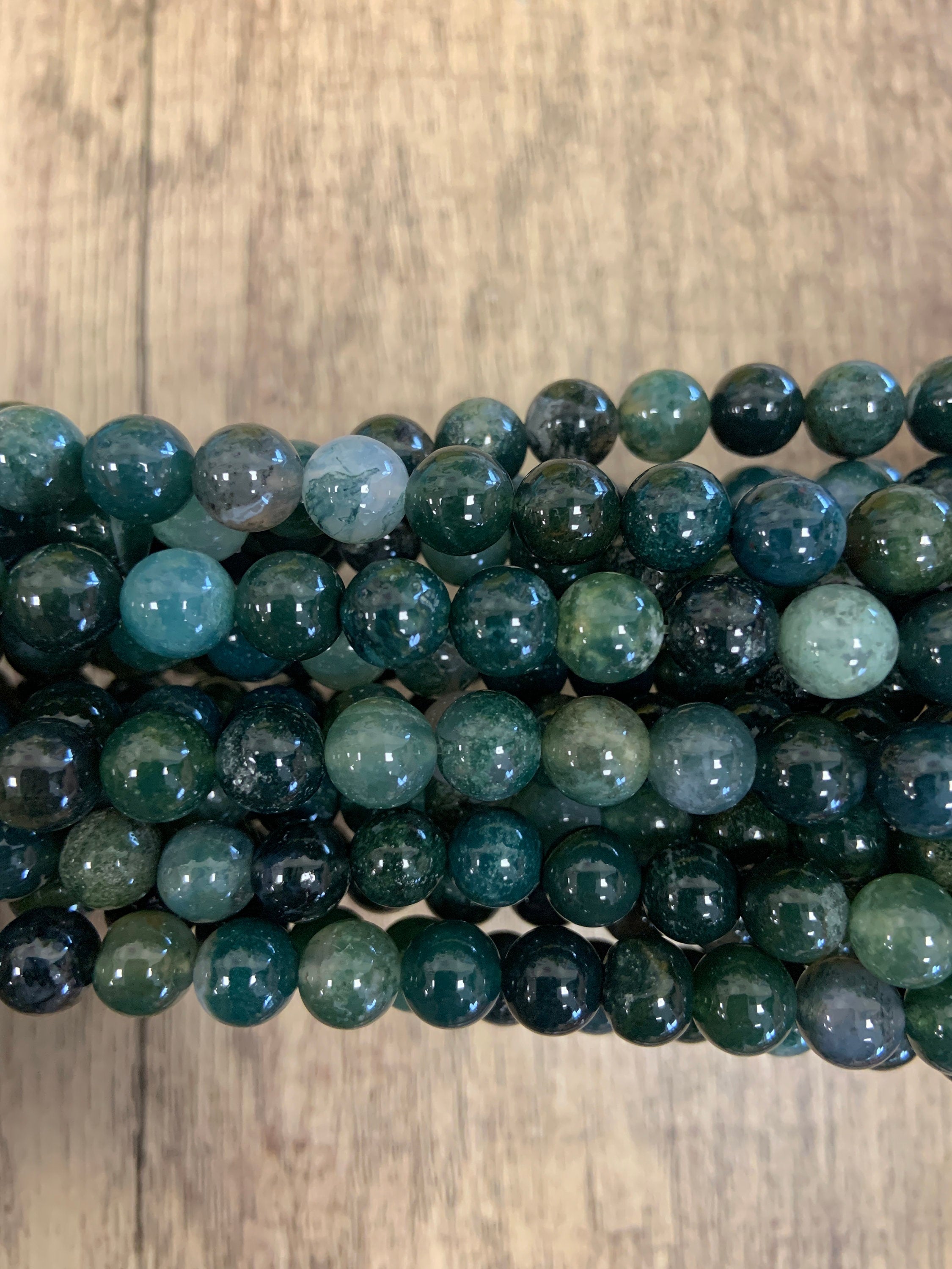 Moss Agate Beads | Bellaire Wholesale