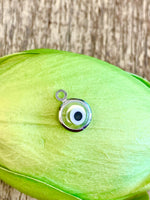 Greek Evil Eye Charm, Silver Plated | Bellaire Wholesale