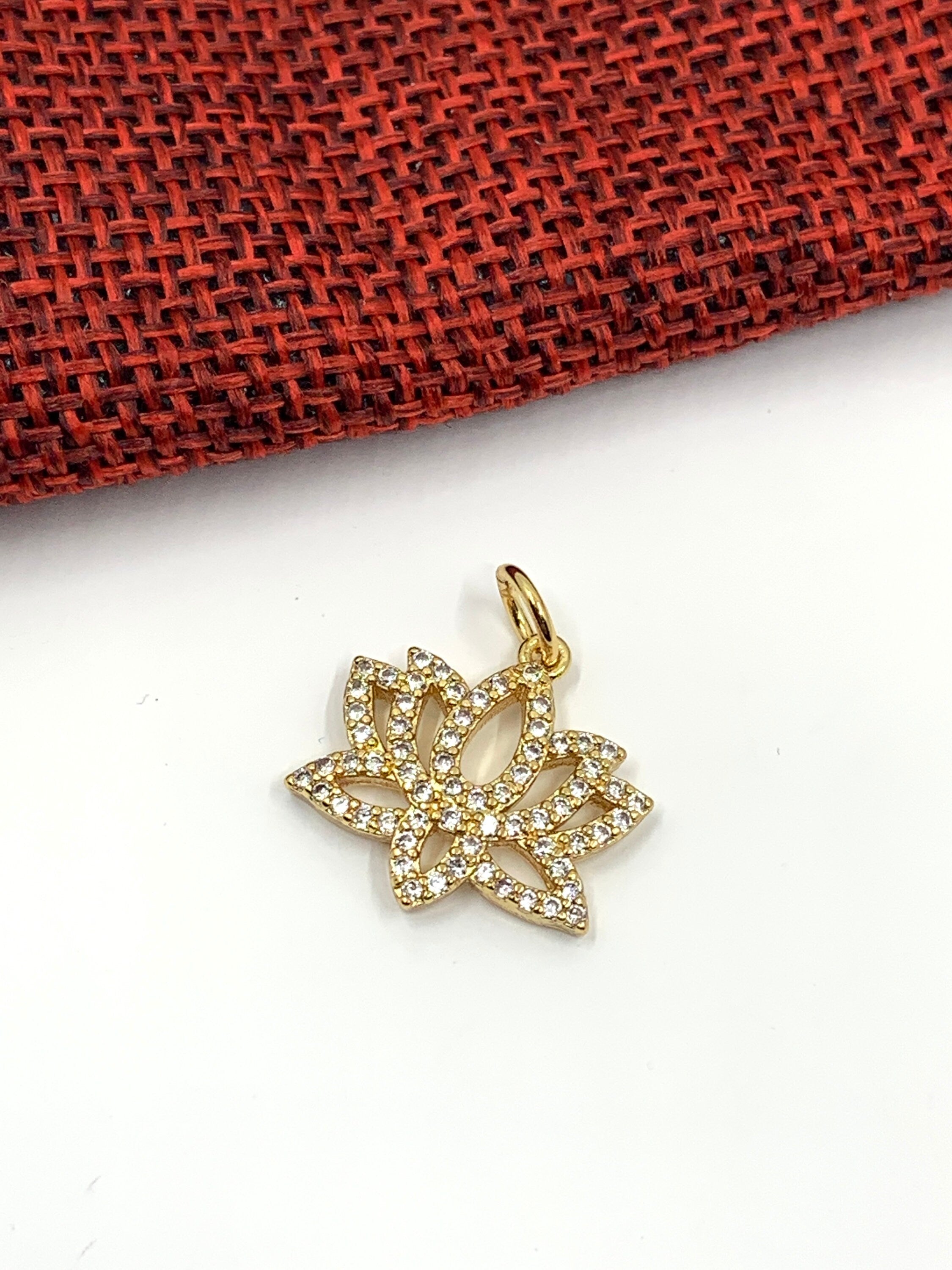 Lotus Flower Charm | Bellaire Wholesale