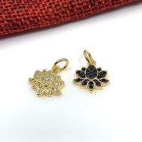 Tiny Lotus Charm | Bellaire Wholesale