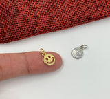 Tiny Happy Face Charm | Bellaire Wholesale