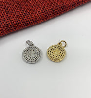 Dainty Compass Charm | Bellaire Wholesale