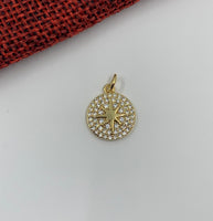 Dainty Compass Charm | Bellaire Wholesale