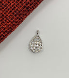 Teardrop Cubic Zirconia Charm | Bellaire Wholesale