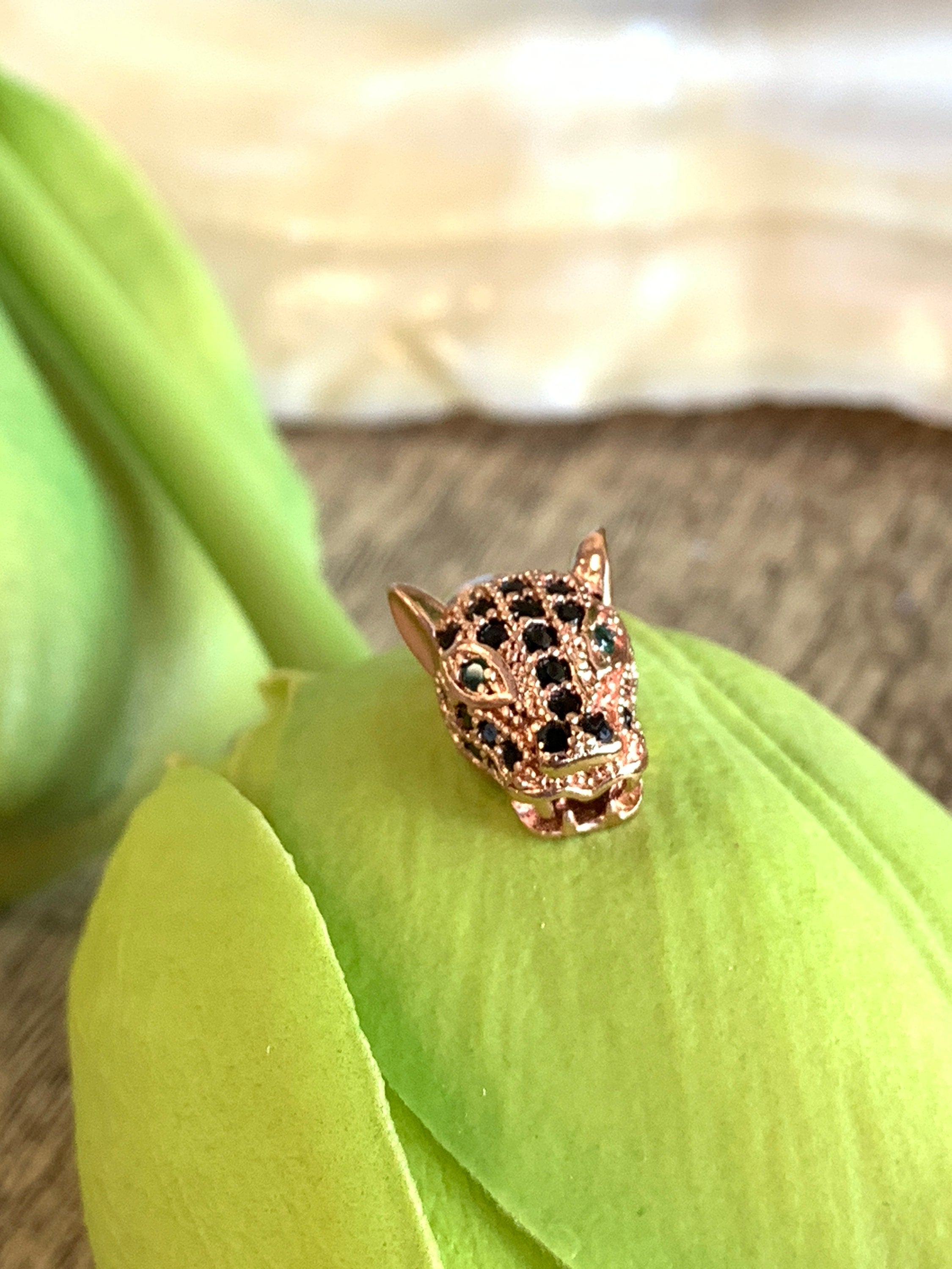 Panther head bead | Bellaire Wholesale