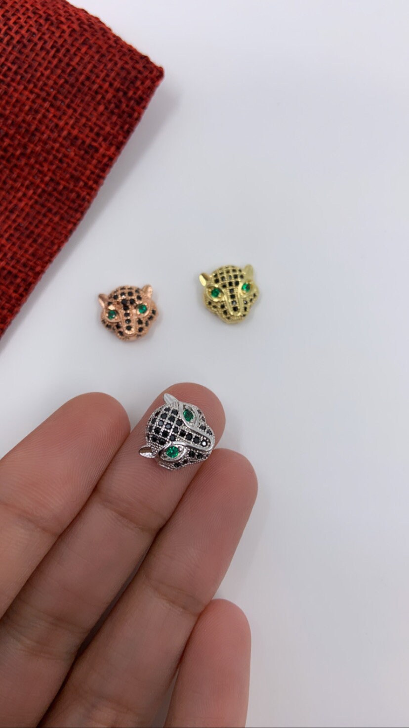 Leopard head bead | Bellaire Wholesale