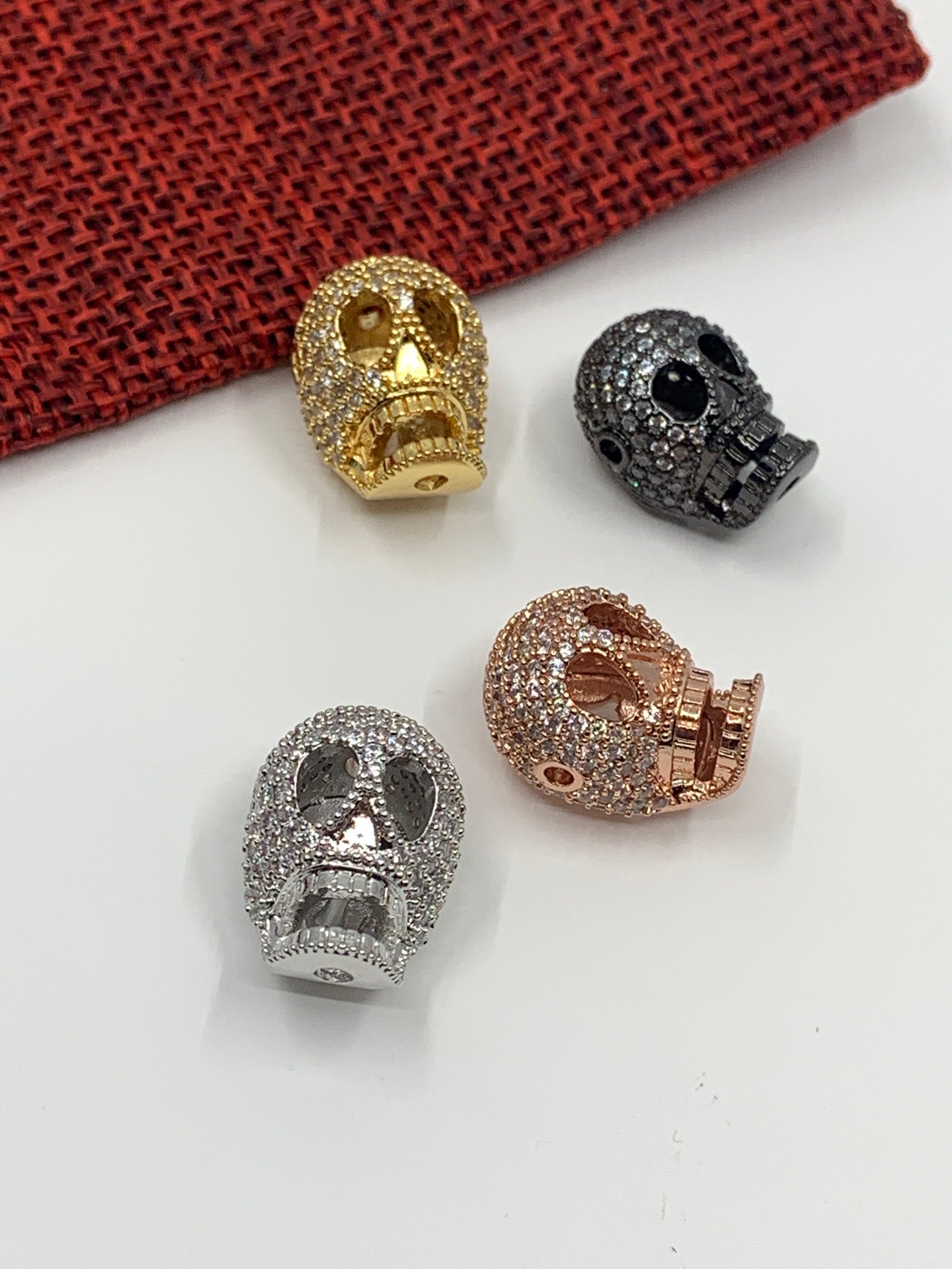 Skull Bead, CZ Skull bead | Bellaire Wholesale