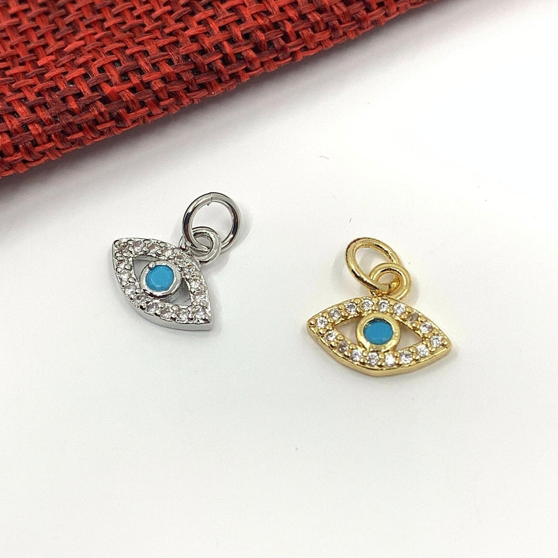 Tiny Evil Eye Shape Charm | Bellaire Wholesale