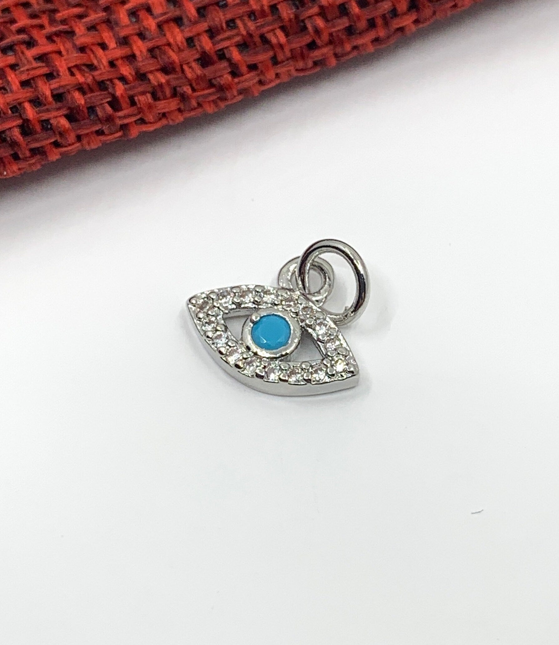 Tiny Evil Eye Shape Charm | Bellaire Wholesale
