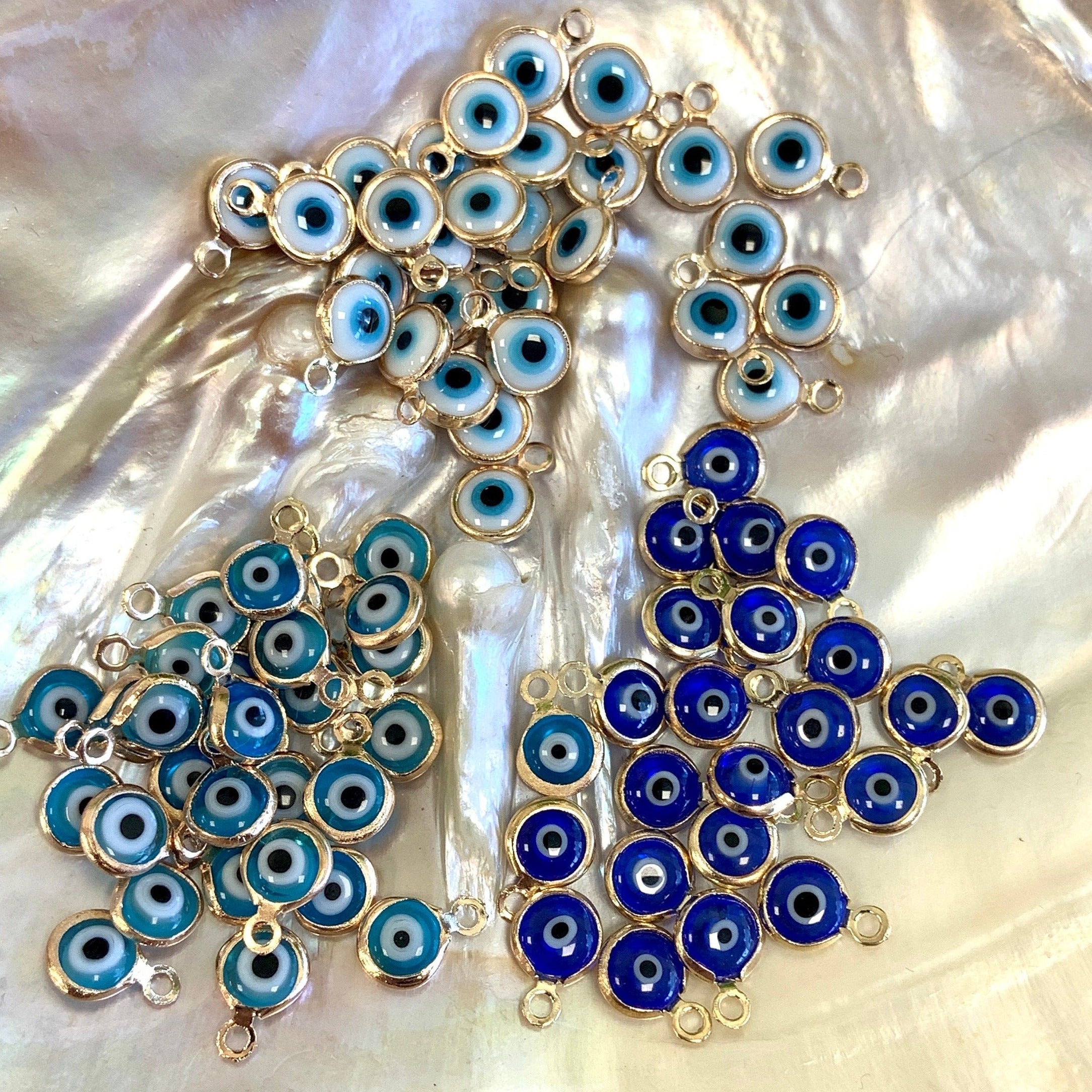 Greek Evil Eye Charm, 3 colors | Bellaire Wholesale