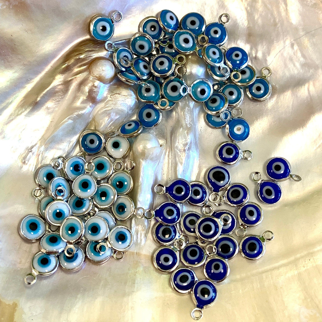 Greek Evil Eye Charm, 3 colors | Bellaire Wholesale