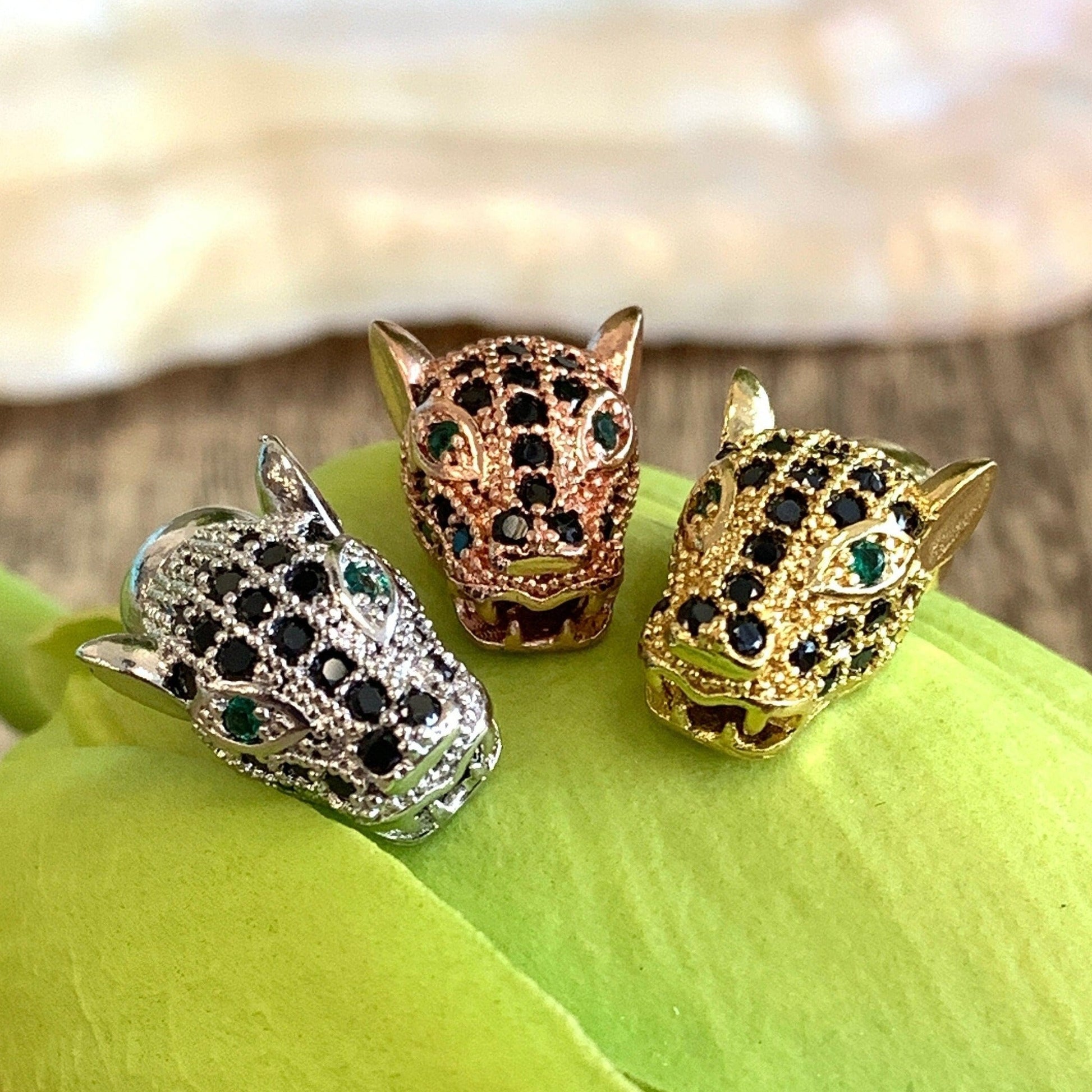 Panther head bead | Bellaire Wholesale