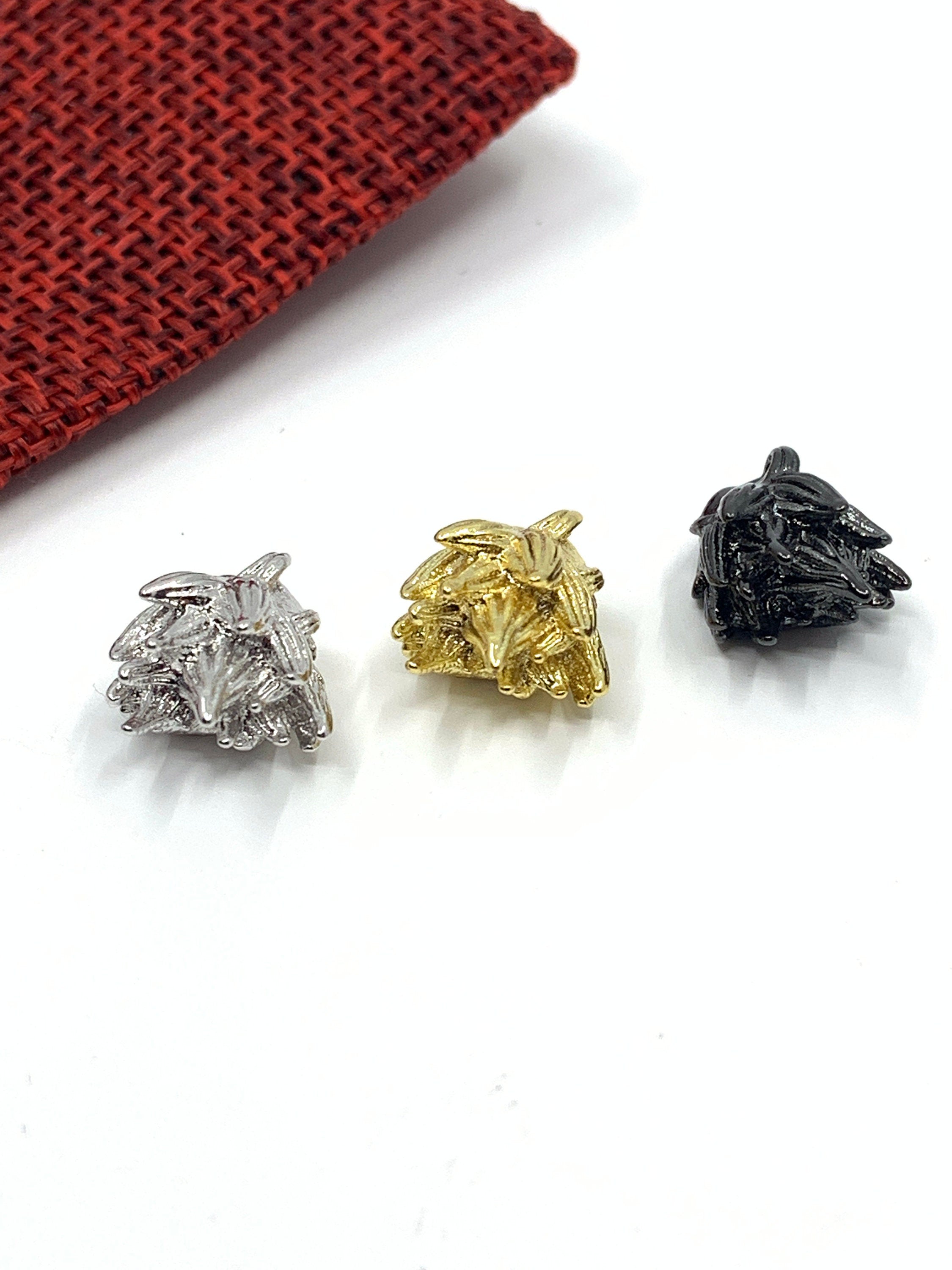 Spiky hair head bead | Bellaire Wholesale