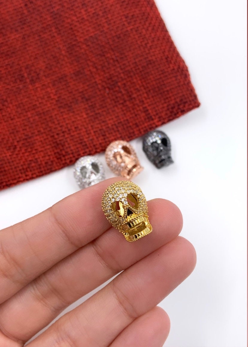Skull Bead, CZ Skull bead | Bellaire Wholesale