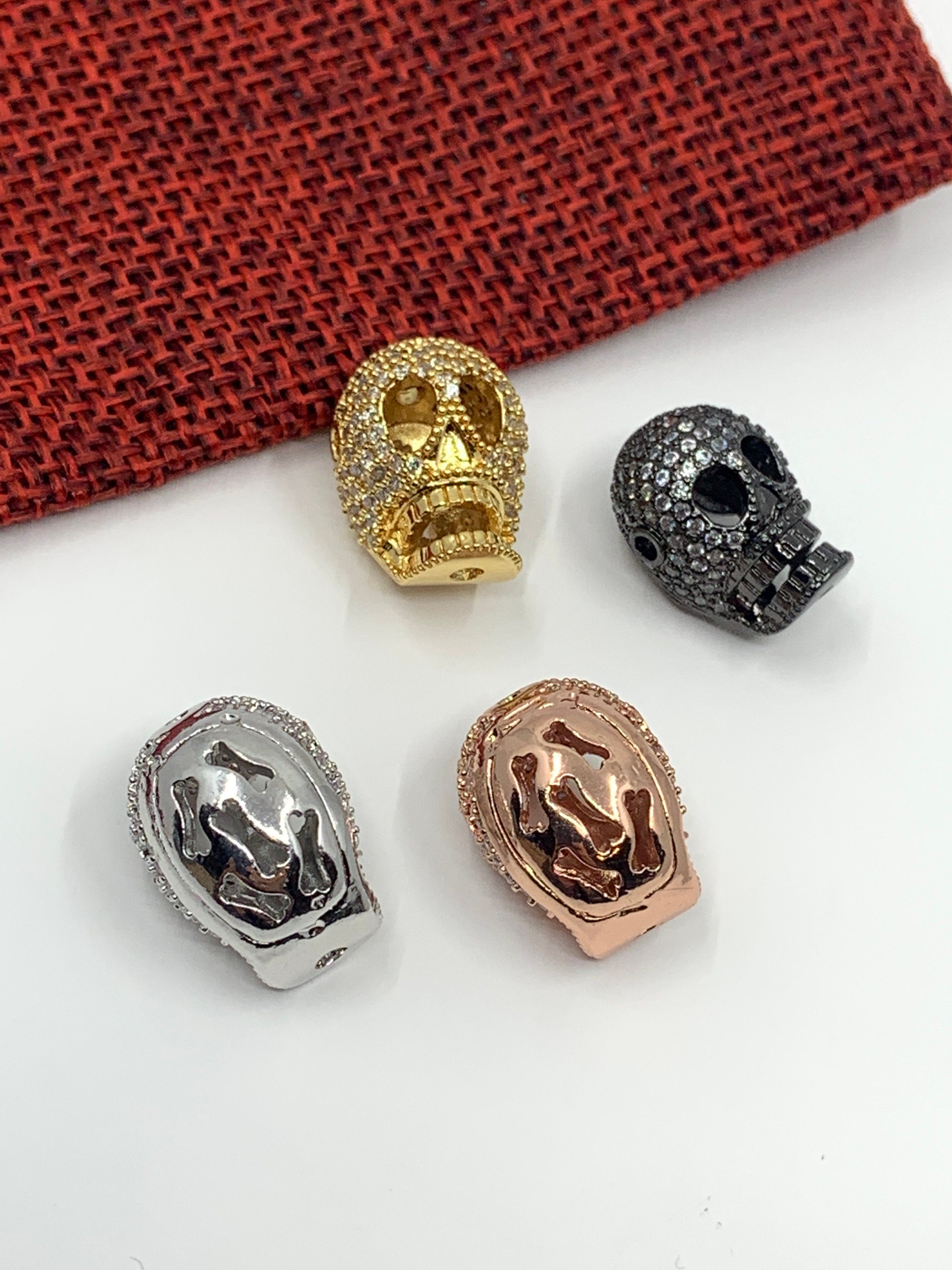 Skull Bead, CZ Skull bead | Bellaire Wholesale