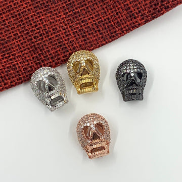 Skull Bead, CZ Skull bead | Bellaire Wholesale