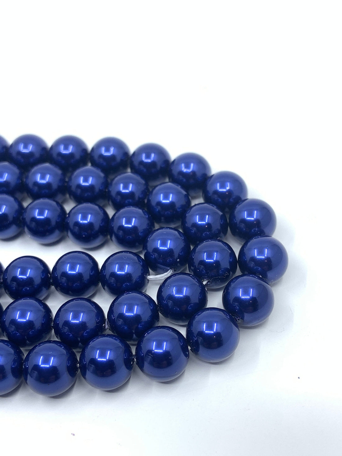 Dark Blue Shell Pearls, 8mm Size