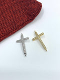 Cross CZ Gold/ Silver/ Rose gold Cross Connector