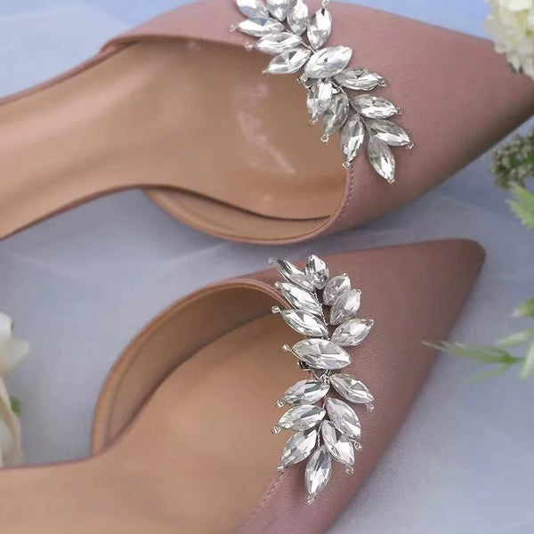 Rhinestone Shoe Clips Weddings Shoe Clip for Woman Bridal Shoe -   Canada