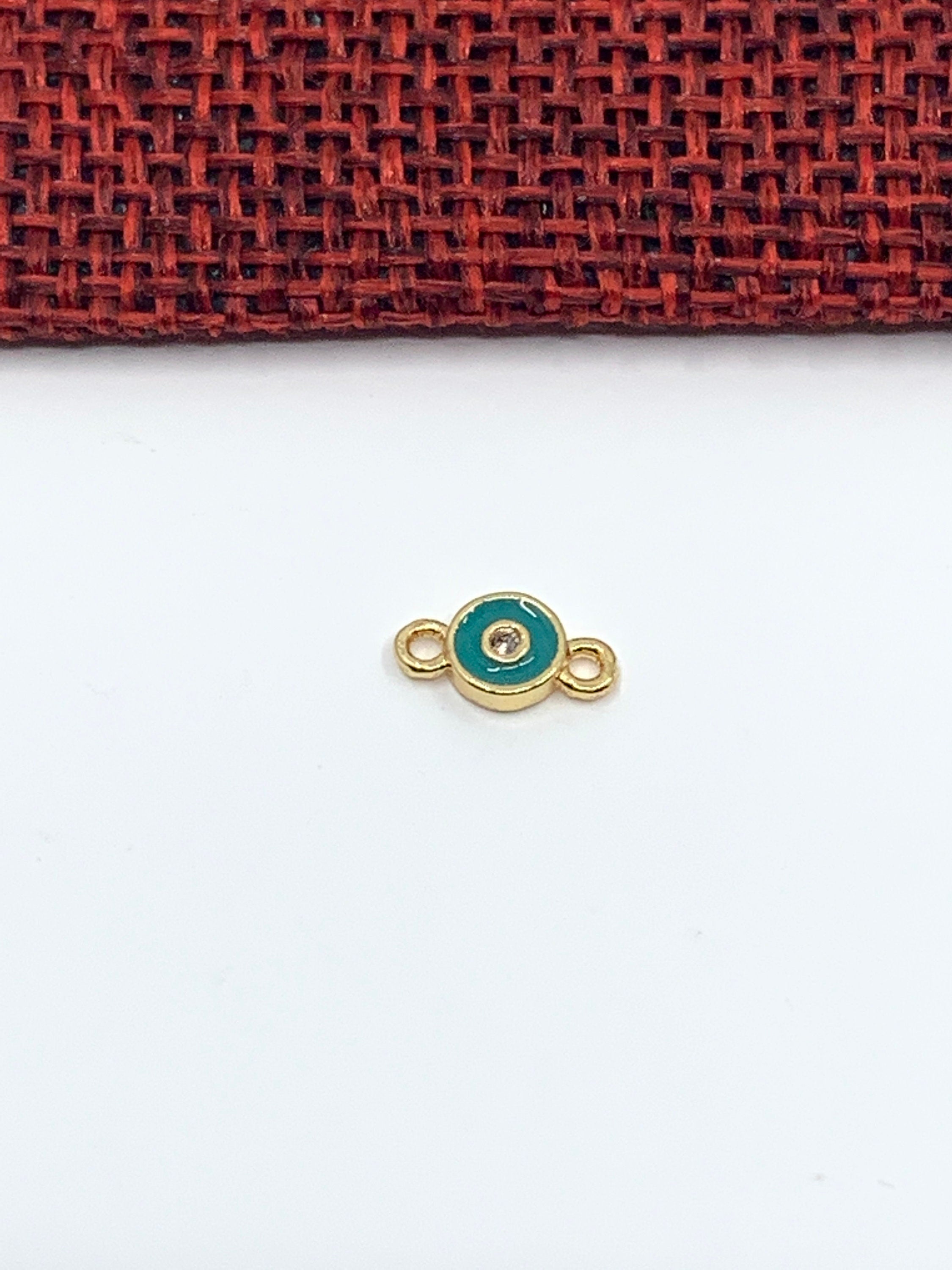 Blue Green Black Pink White Evil Eye Connector