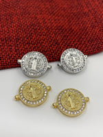 18k Gold Saint Benedict Connector