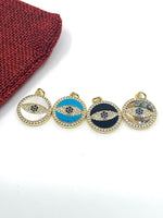 Evil Eye Gemstone Inspired Charms