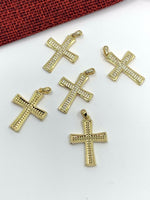 Cubic Zirconia Cross Pendant 