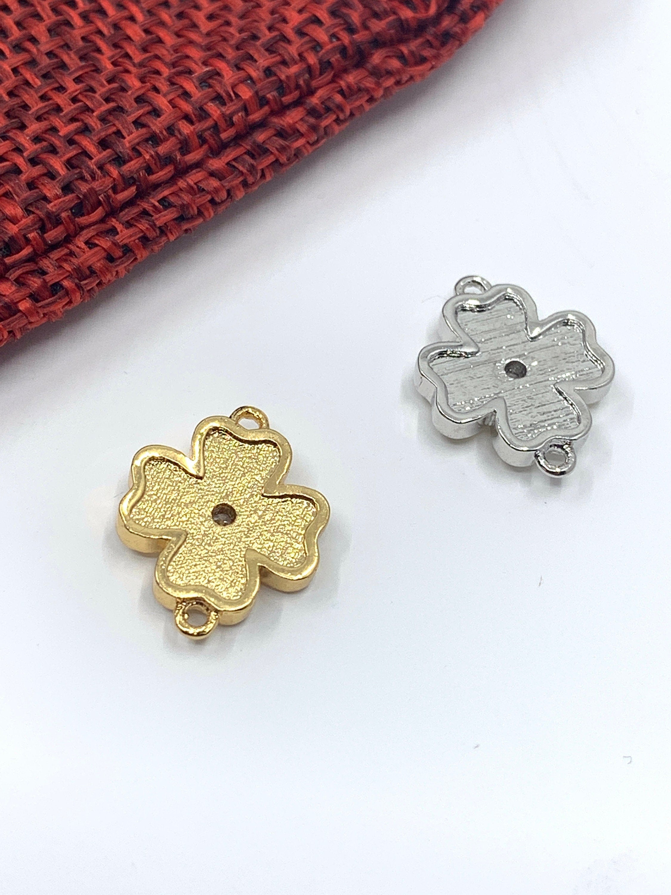 Flower Enamel Connector