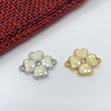 Flower Enamel Connector