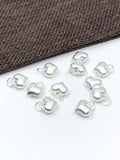 925 Sterling Silver Mini Puffy Heart Charm