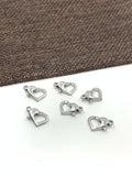 925 Sterling Silver Heart Lobster Clasp