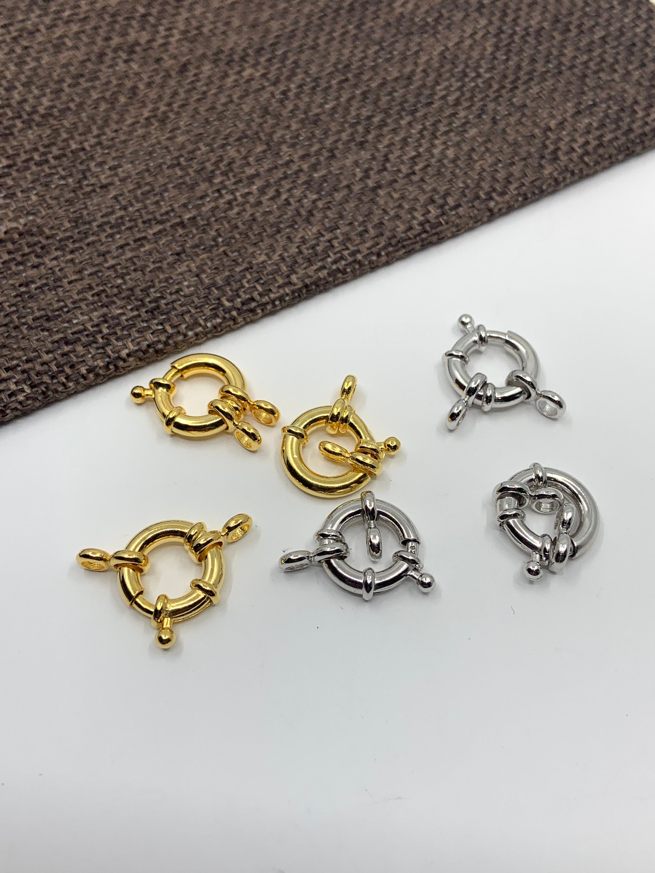 925 Sterling Silver Sailor's Lock, 12mm