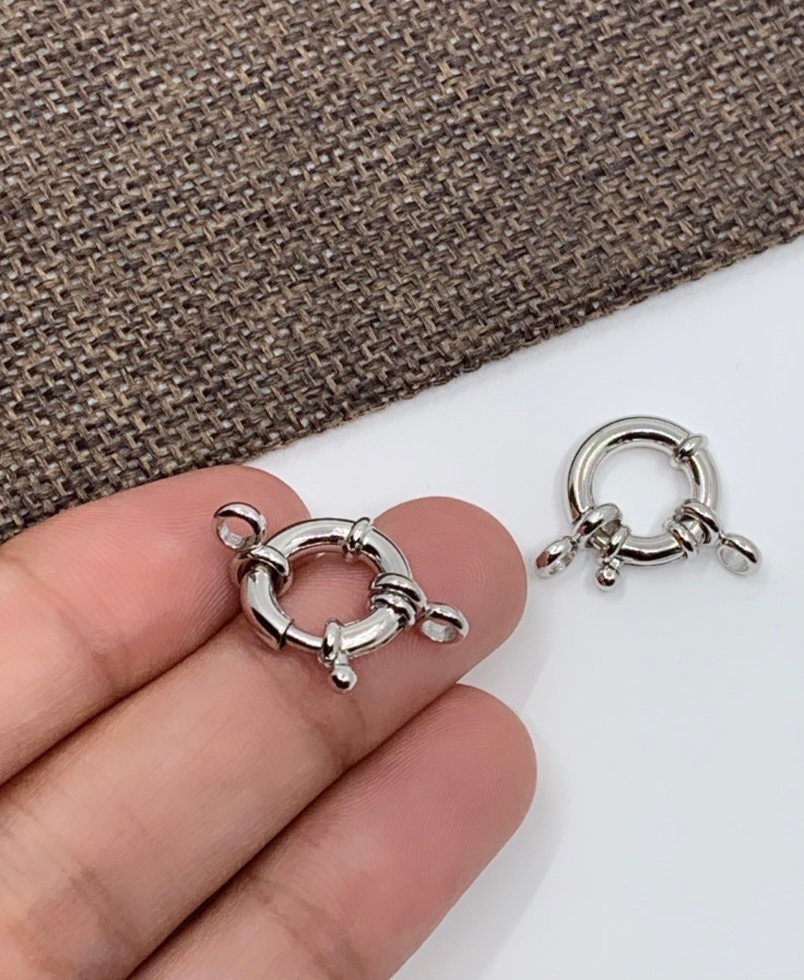 925 Sterling Silver Sailor's Lock, 13mm
