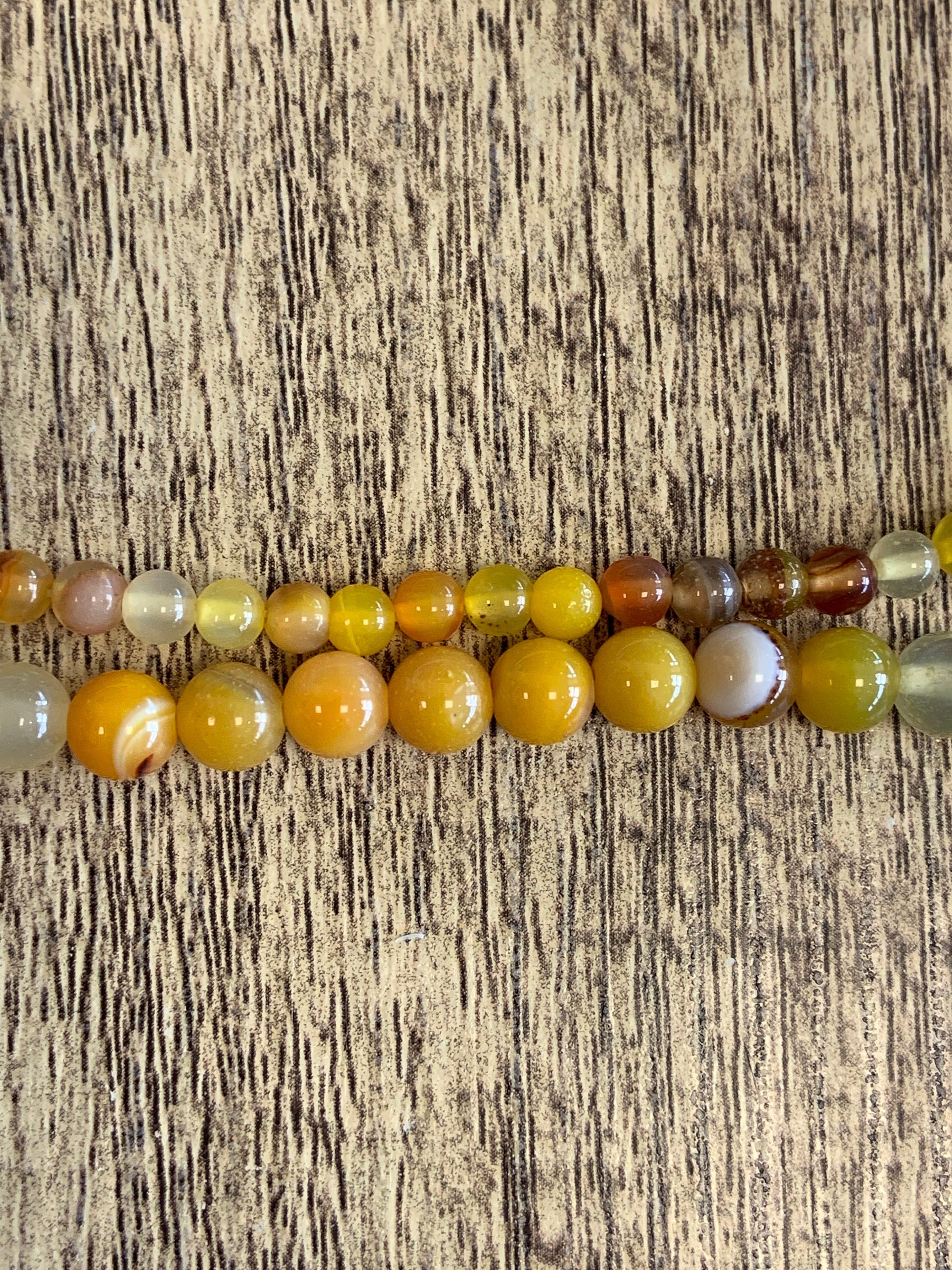 Yellow Banded Agate Beads | Bellaire Wholesale