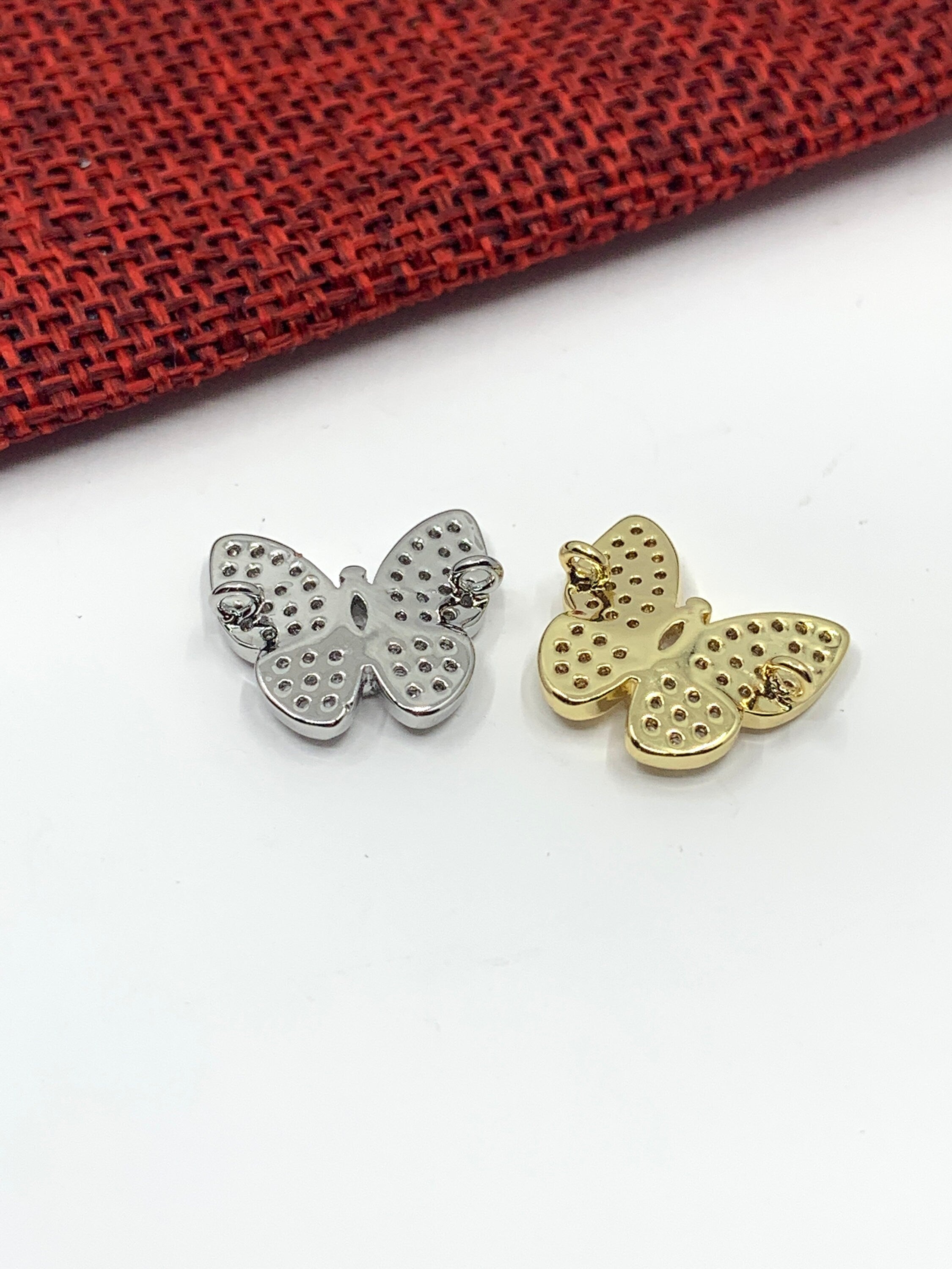 Butterfly Connector, CZ Micro Pave