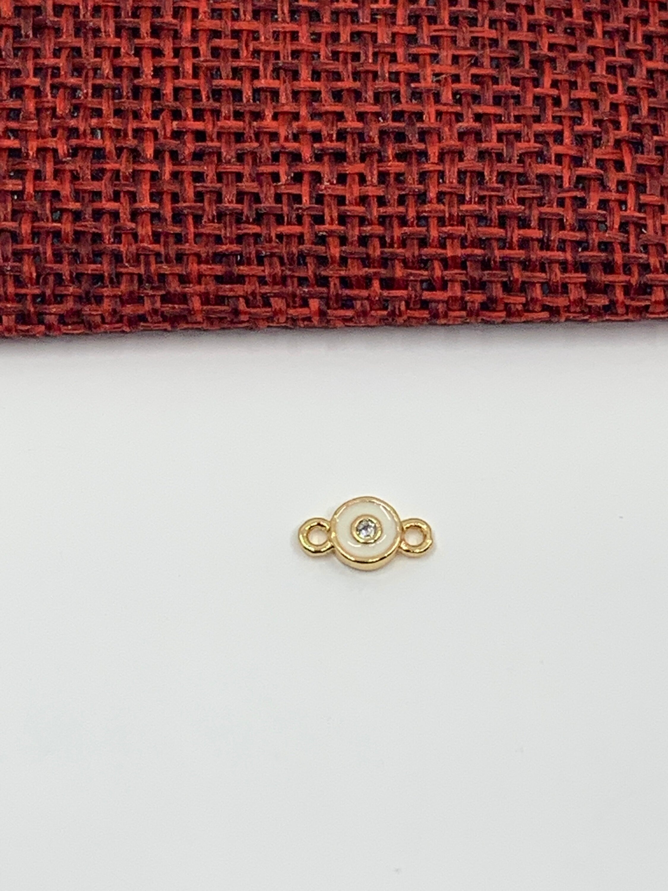 Blue Green Black Pink White Evil Eye Connector