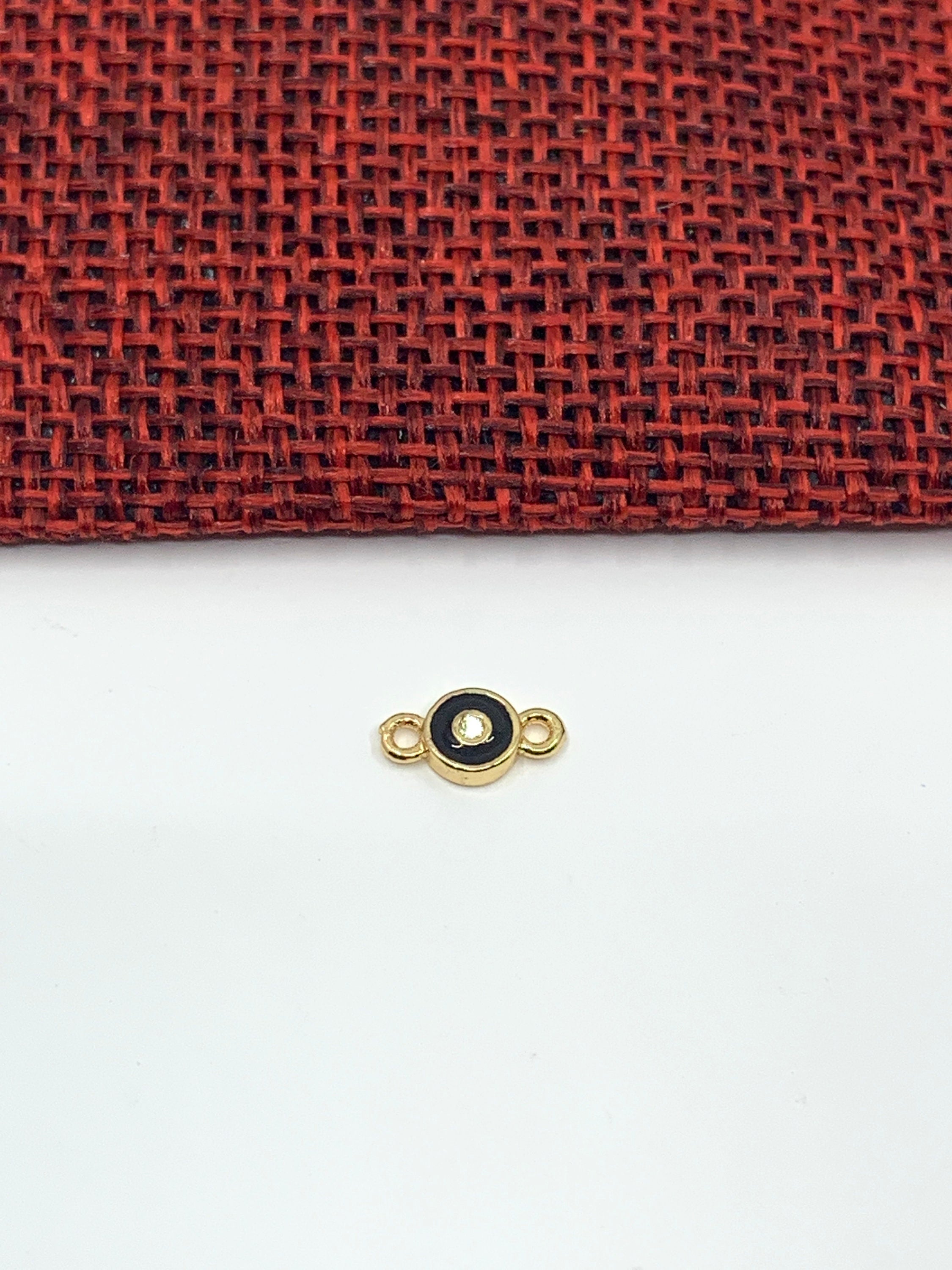 Blue Green Black Pink White Evil Eye Connector