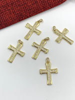 Cubic Zirconia Cross Pendant 