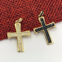 Cubic Zirconia Cross Pendant 