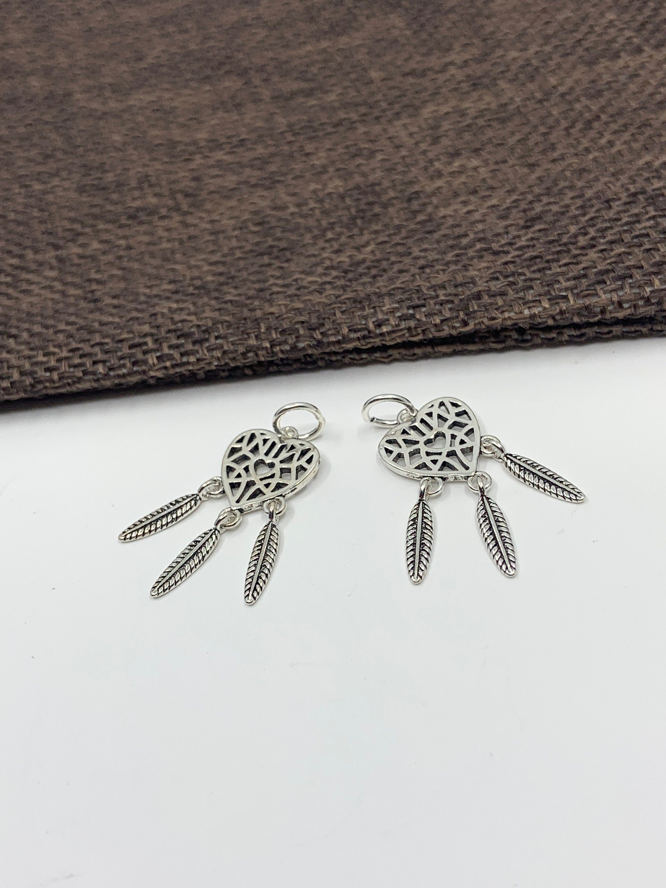 925 Sterling Silver Dreamcatcher Charm