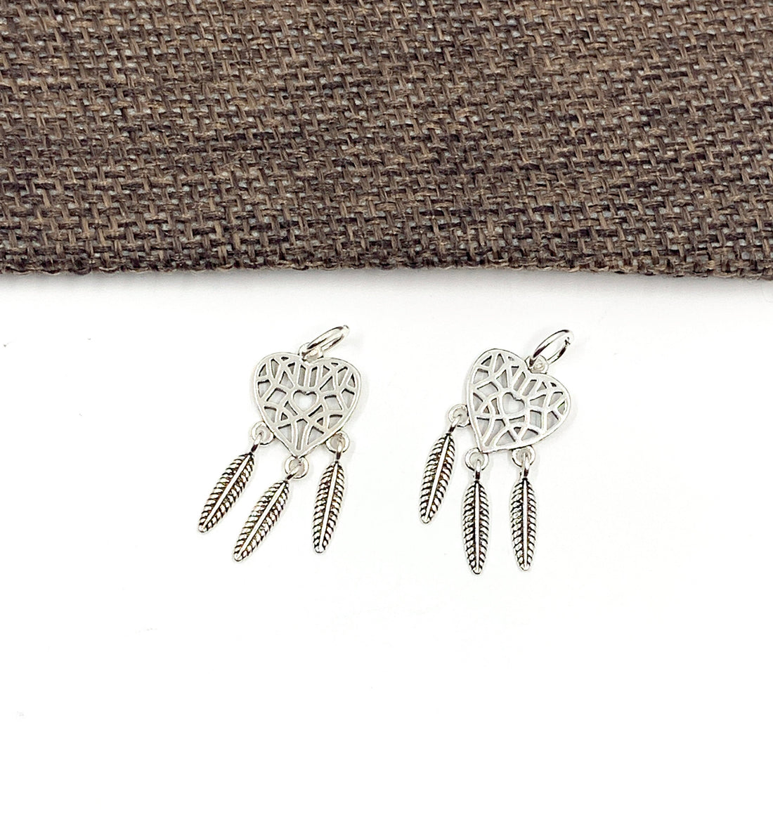 925 Sterling Silver Dreamcatcher Charm
