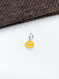 925 Sterling Silver Happy Face, 5 colors